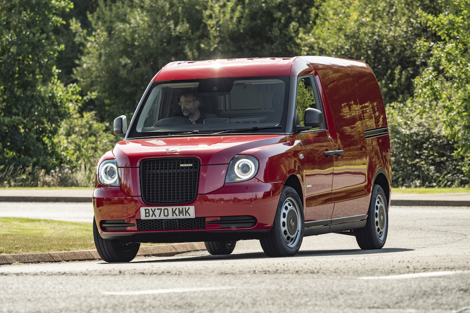 LEVC VN5 electric van driving